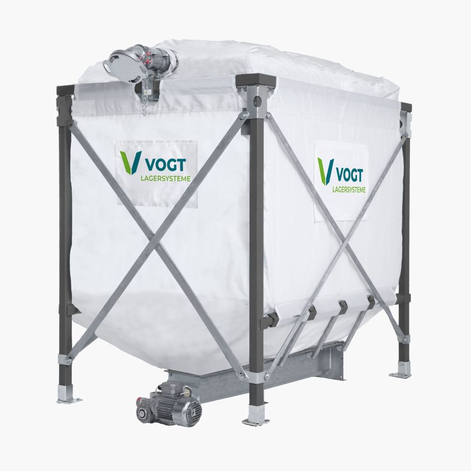 Holzpelletsilo XL von Vogt-Lagersysteme